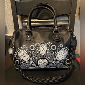 Loungefly Sugar Skull Day Of The Dead Collection Satchel